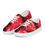 Thumbnail: CDSlams360 Americana Collection NYC In Red Women’s Lace-Up Canvas Shoes #0076