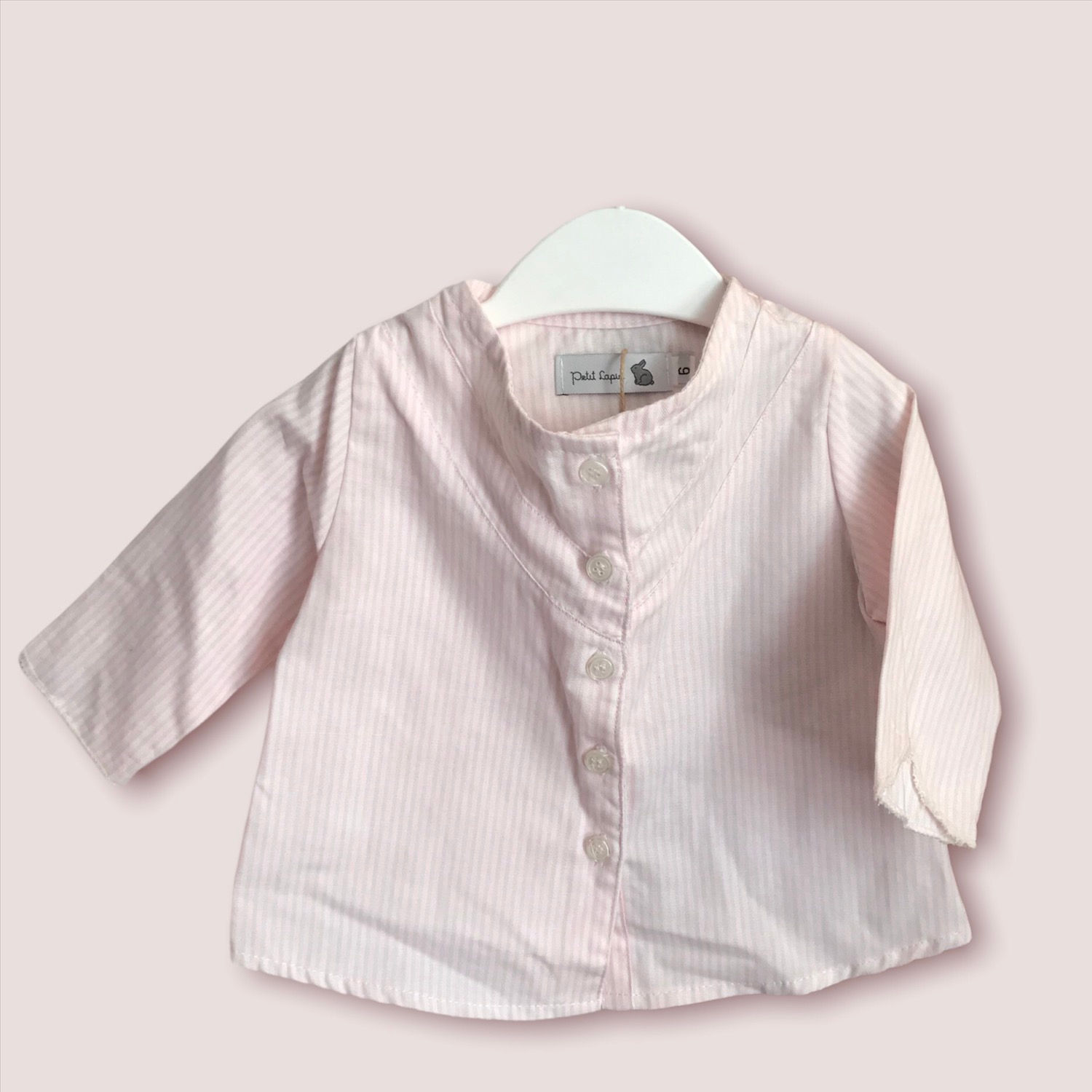 Camisa Petit Lapin 6-9 meses