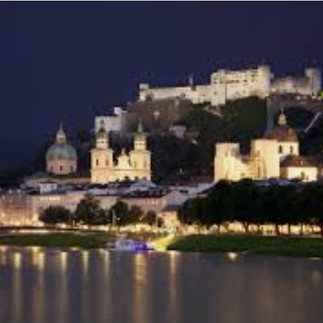 Salzburg Fortress over the river