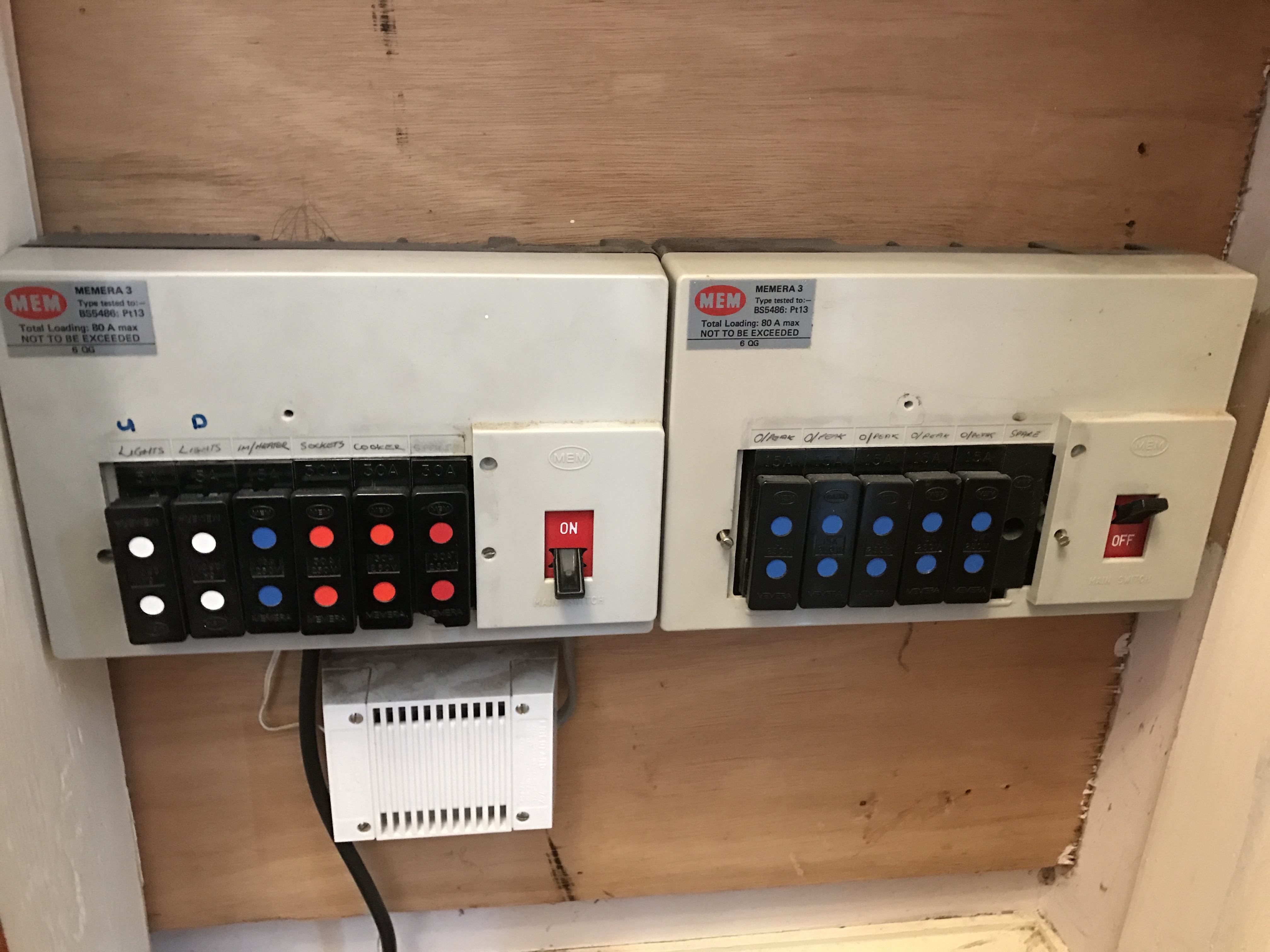 Old Fuse Boards (Before)