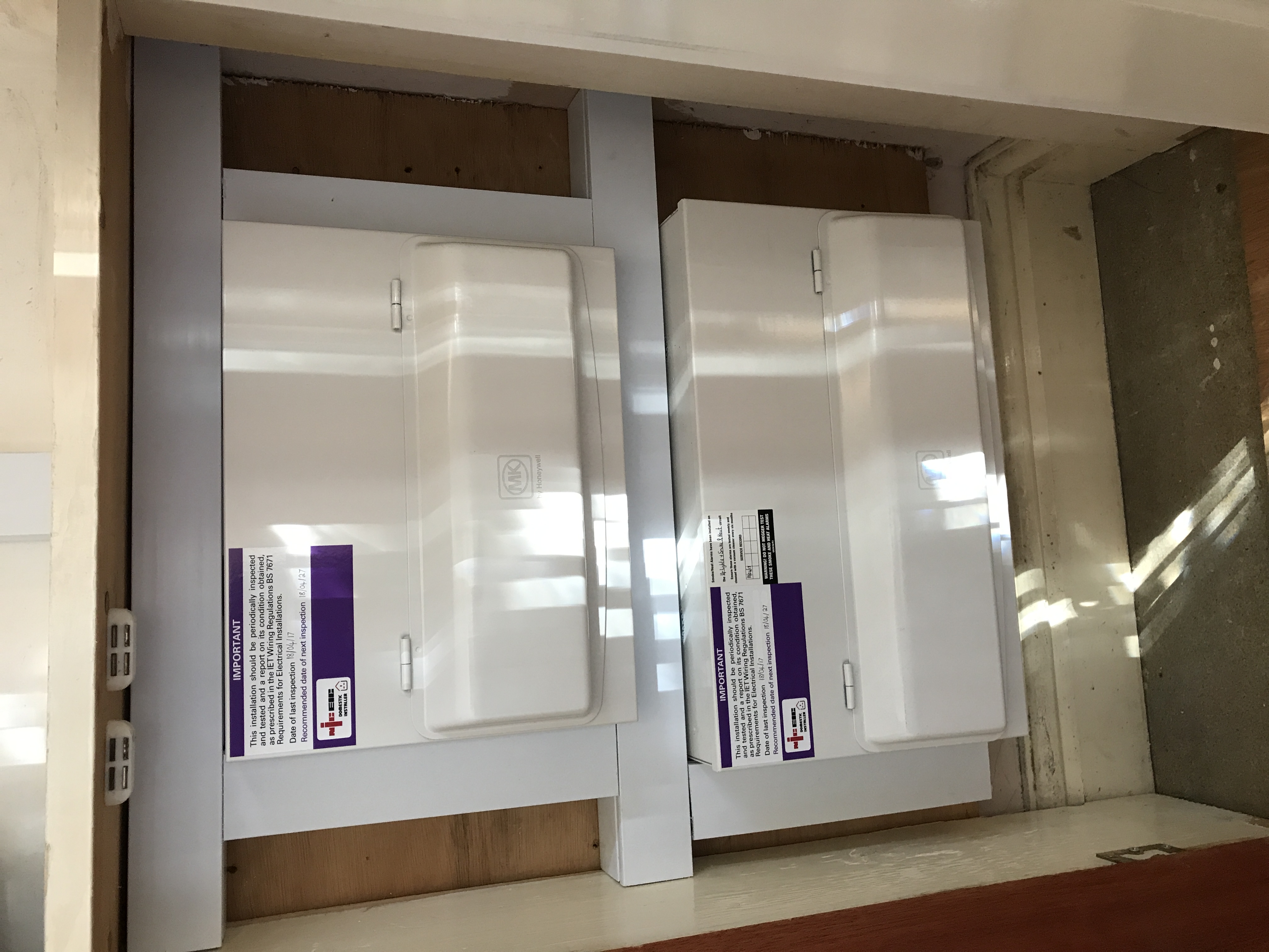 New Consumer Units (after rewire)