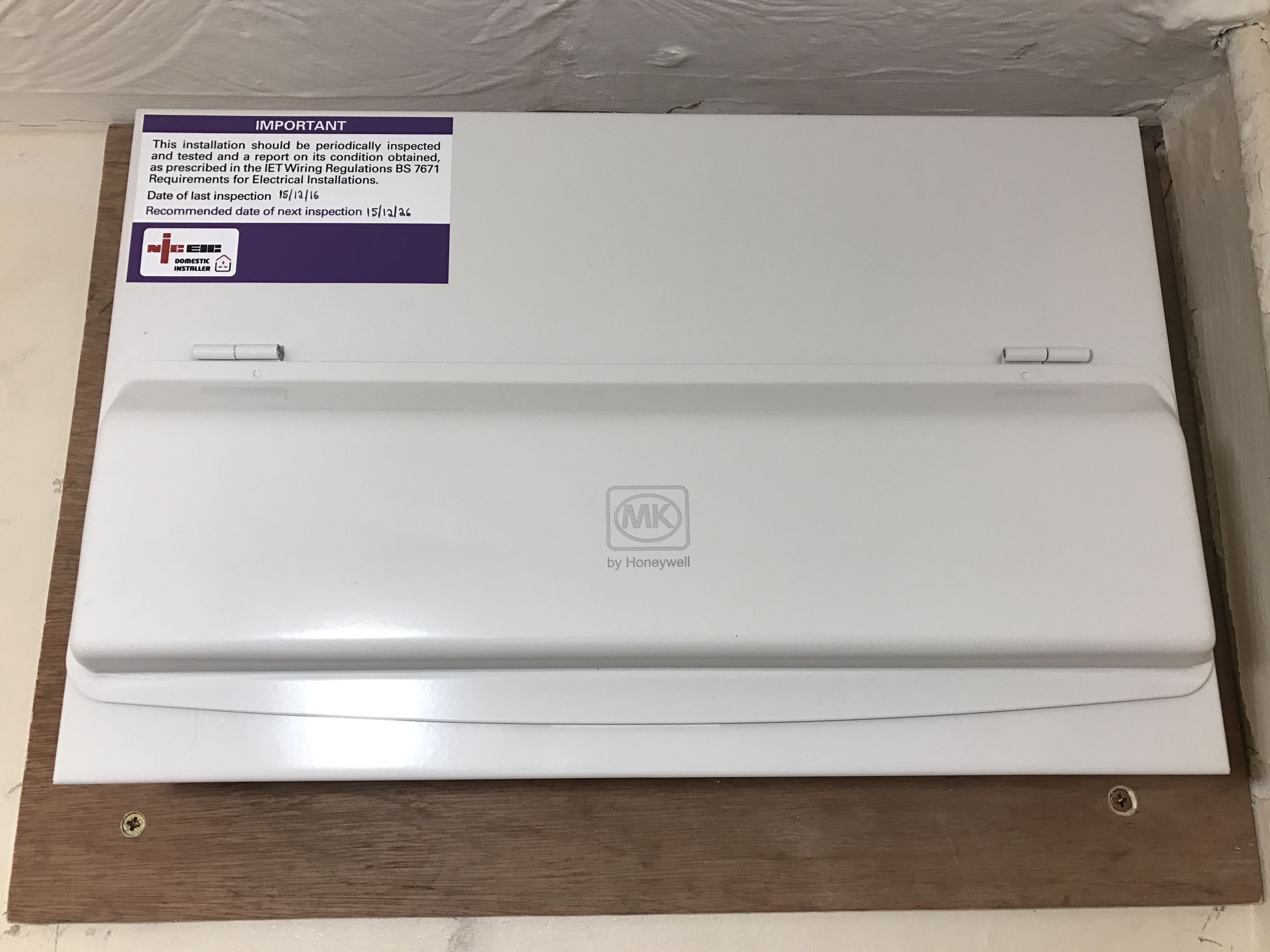New Consumer Unit (After)