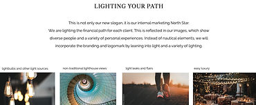 lighting your path values