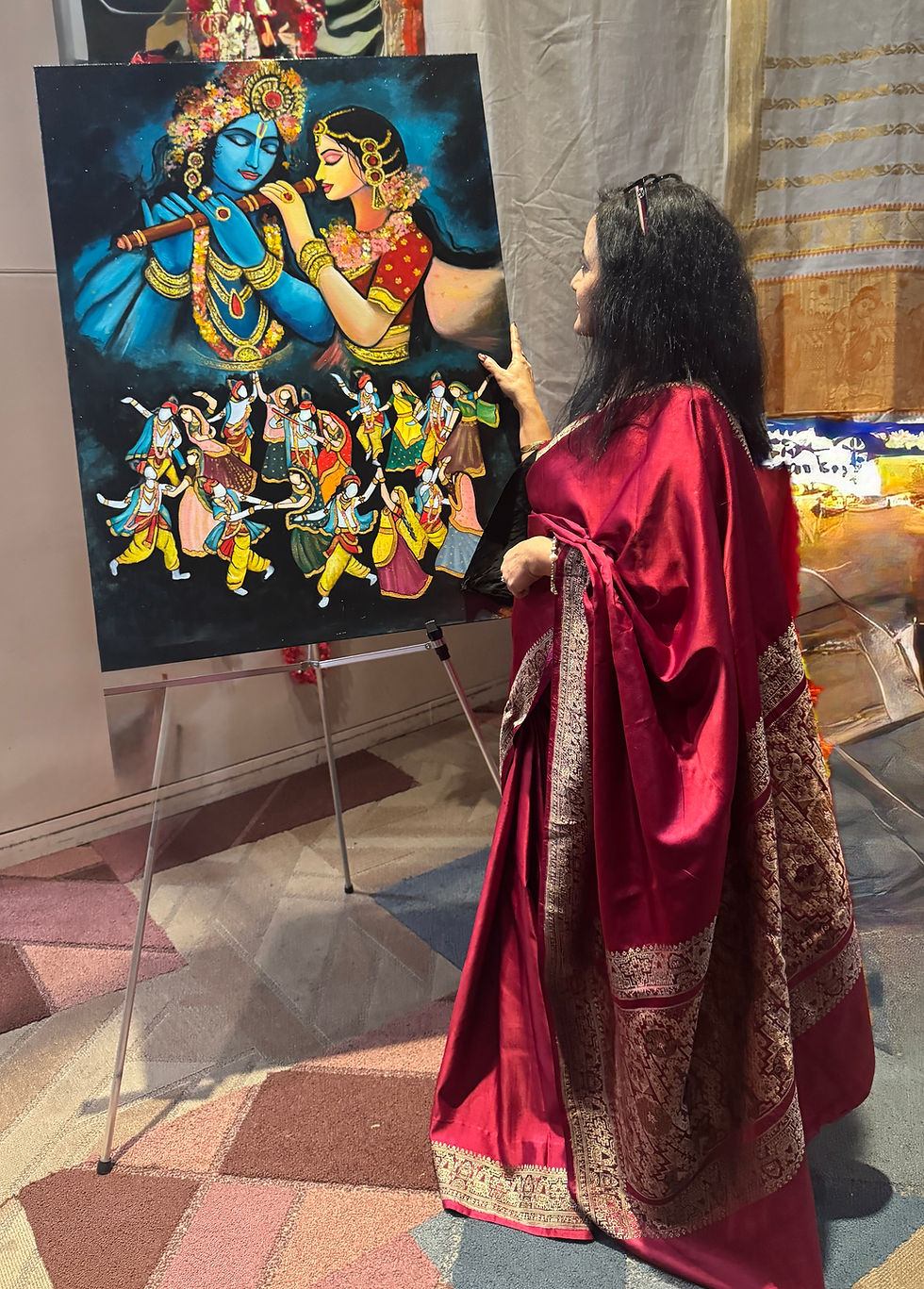 Thumbnail: Maharaas- krishna radha painting
