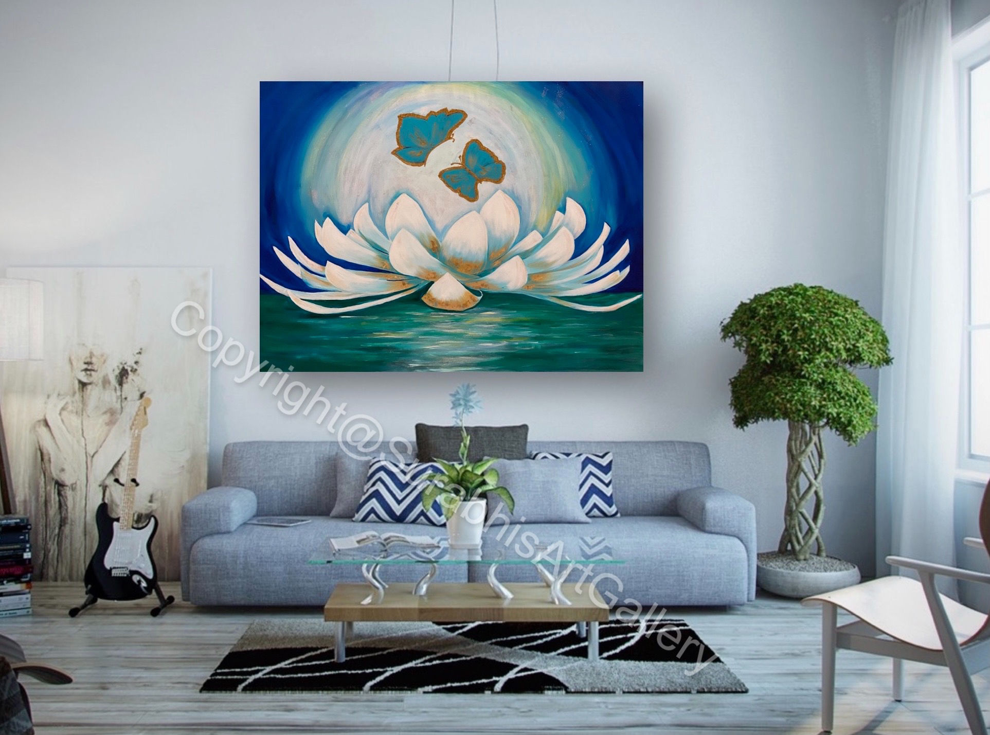 Lotus - divine peace yoga hand made