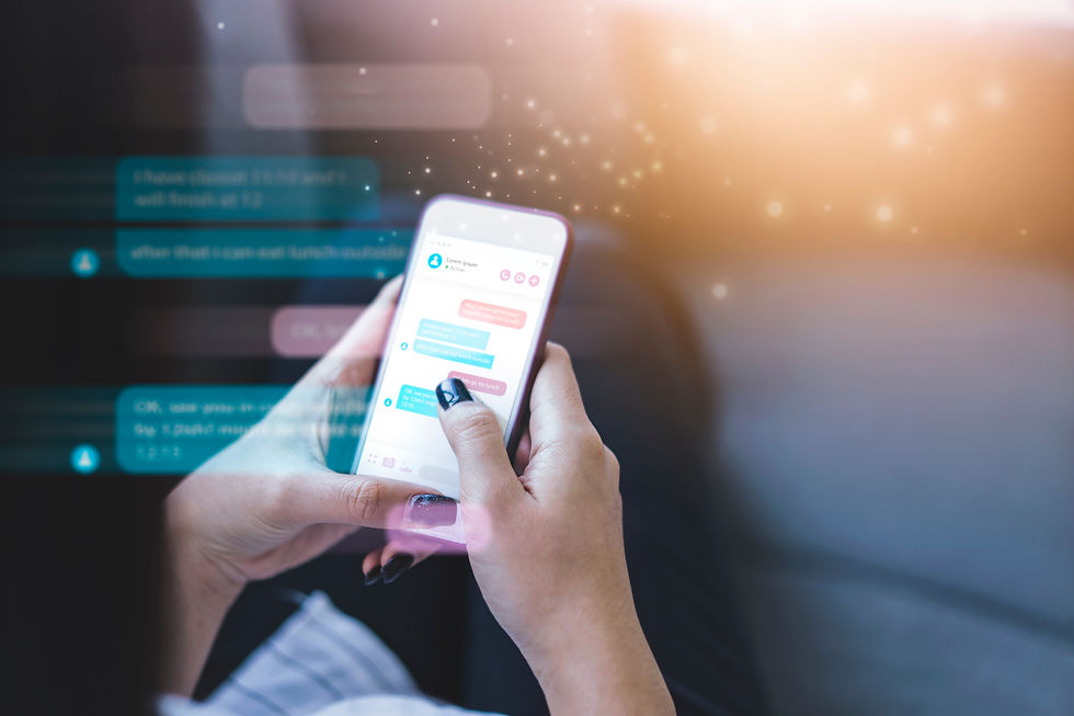 Chat auf dem Smartphone