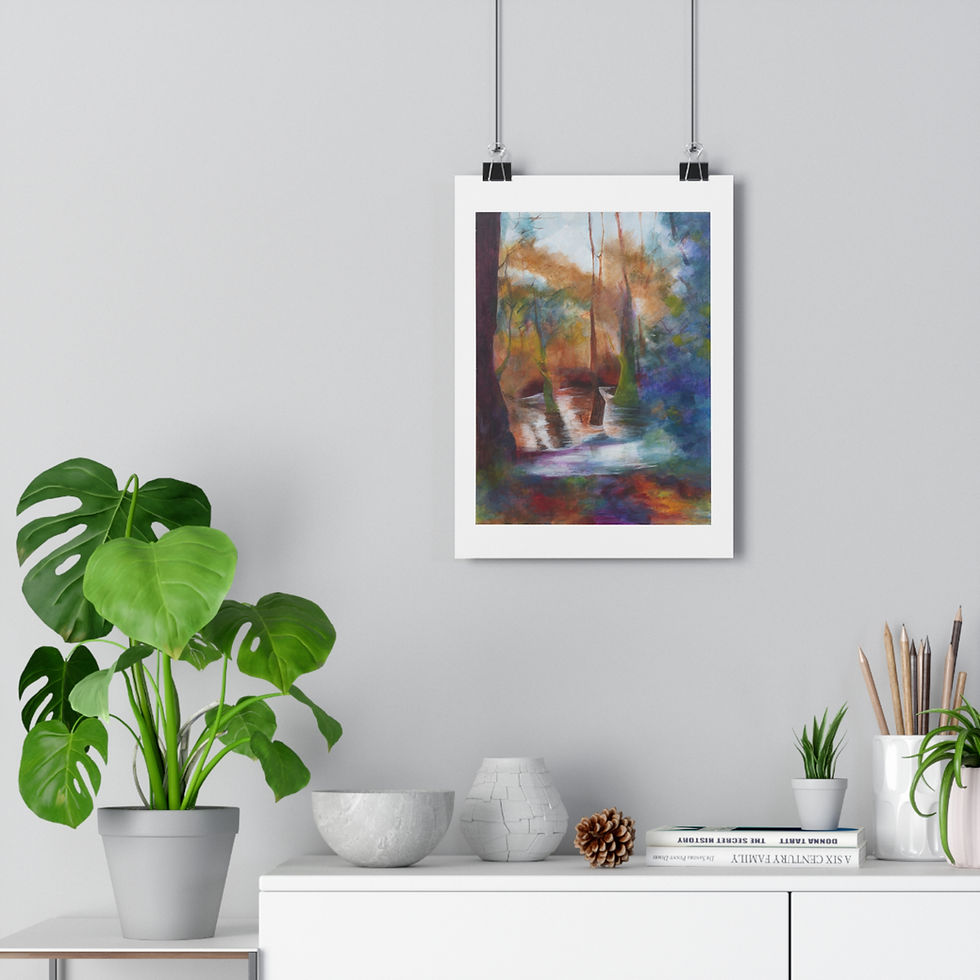 Thumbnail: Wimbledon Ponds Series No. 1 print of painting