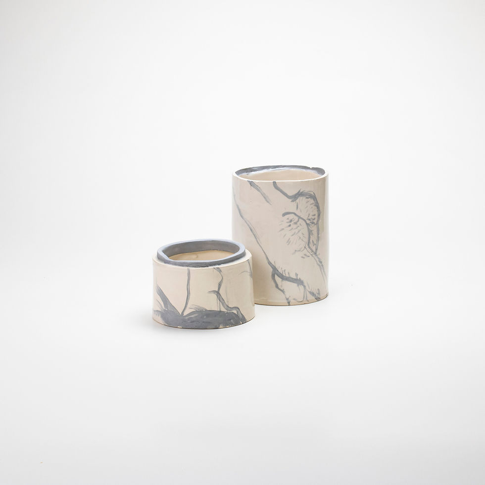 Miniatura: JARRON CON TAPA NRO.6