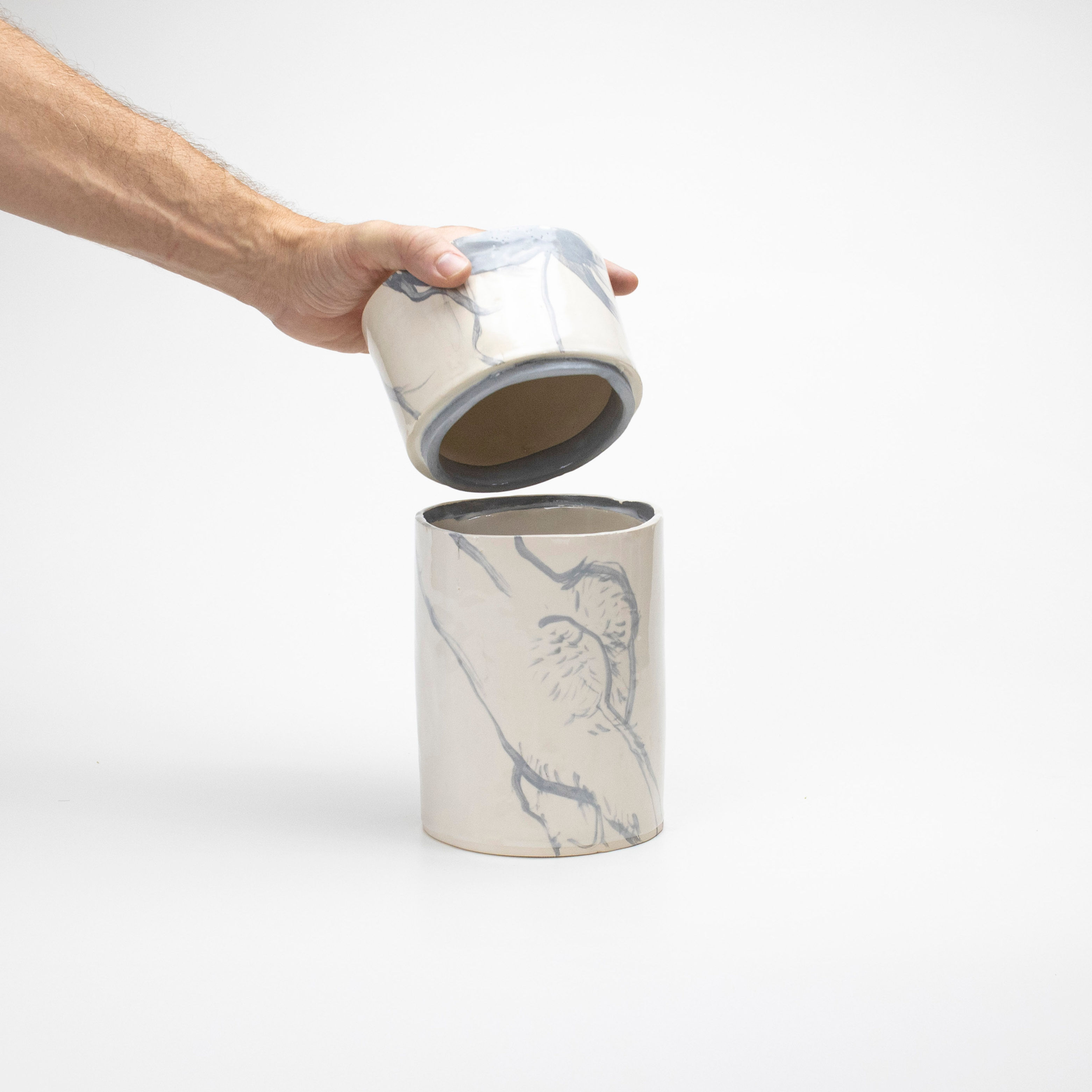 JARRON CON TAPA NRO.6