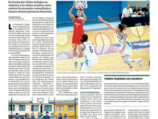 [PRENSA] ONG trabaja en potenciar a clubes de barrio y la equidad de género