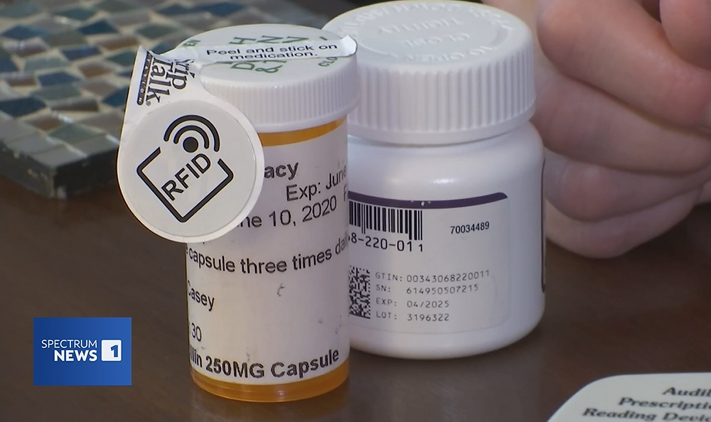Talking prescription labels help blind, visually impaired users take