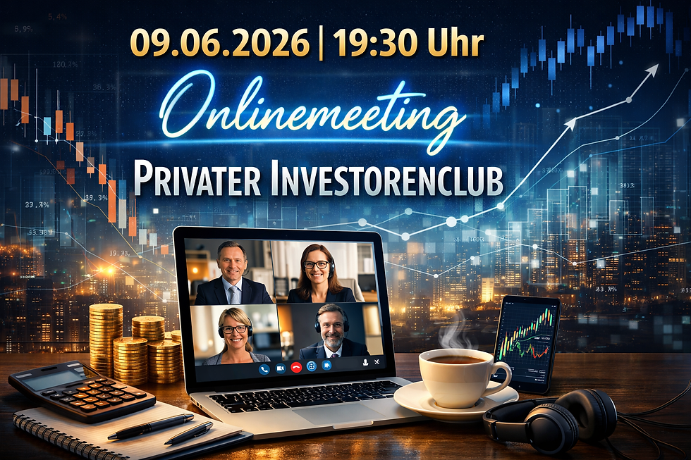 Online-Meeting in zwei Teilen