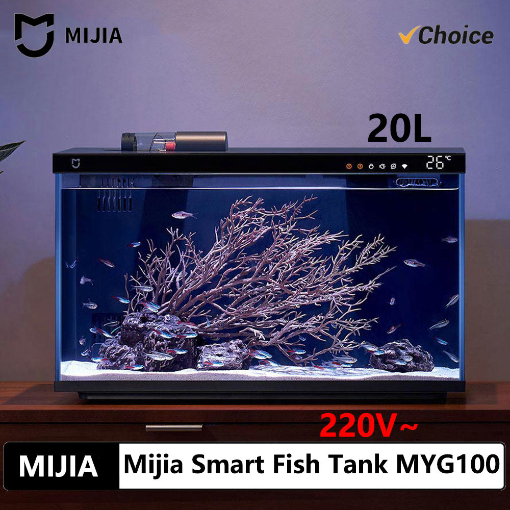 NEW MIJIA Smart Fish Tank MYG100 Work With Mijia APP Mobile Controlled Remote Fe