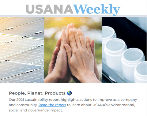 USANA Weekly Newsletter