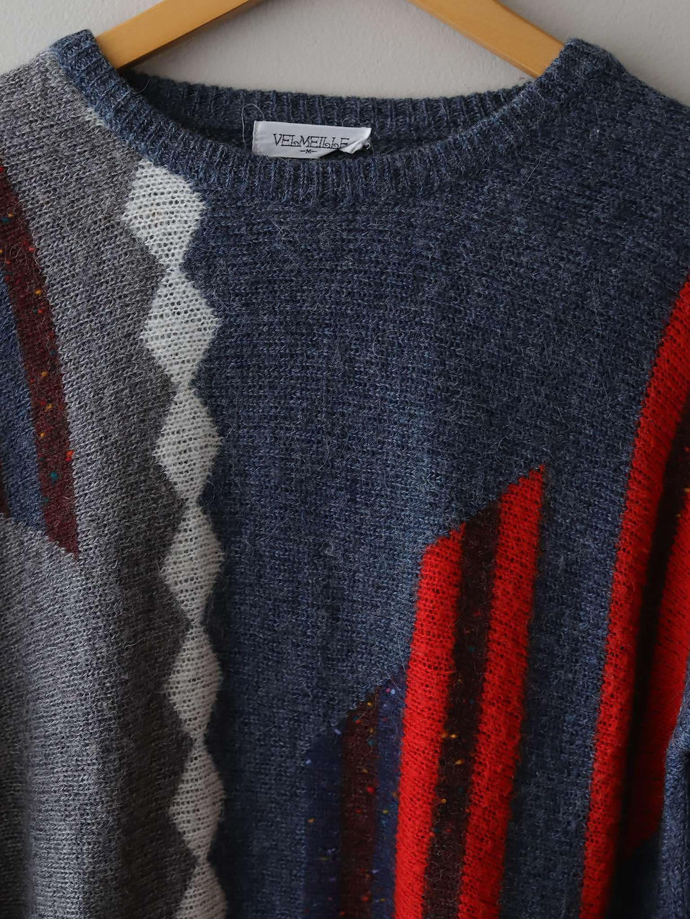 Thumbnail: V E L M E I L L E • Blue sweater