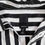 Thumbnail: H & M •Black white stripe polo