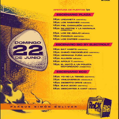 THANK YOU FOR JOINING US AT ROCK AL PARQUE 2025!