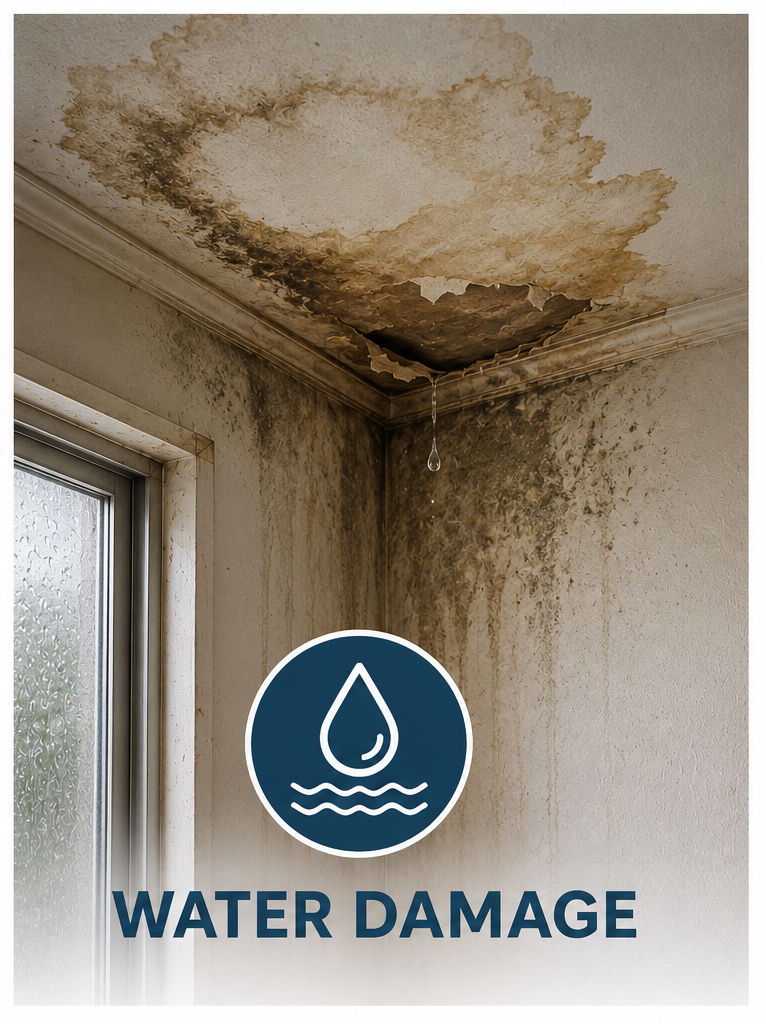 Repair image of water damage