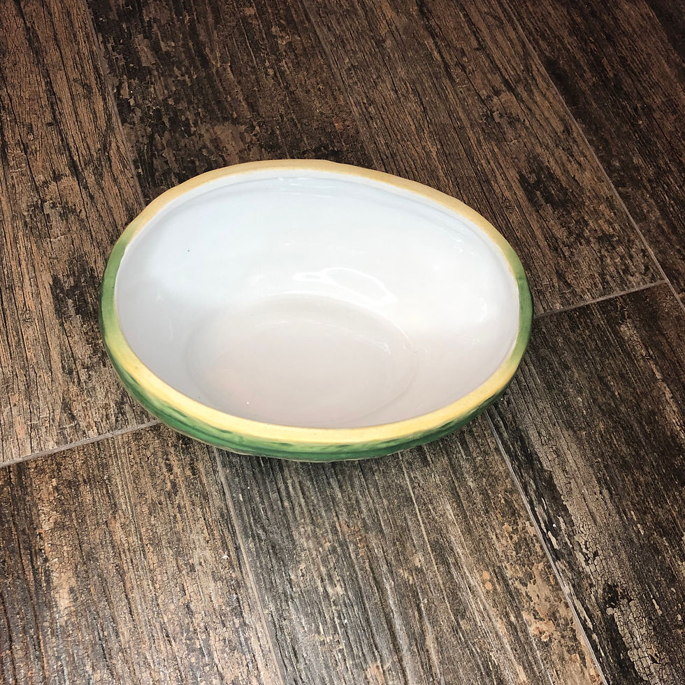 Thumbnail: Striped Melon Tureen with Leaf Underplatter