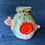 Thumbnail: Antique German Pink Pig in a Sack with Seal Coin Bank Fairing
