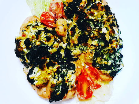 Pechuga de Pollo con Ricota y Espinaca