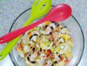 Ensalada fresca con queso de cabra