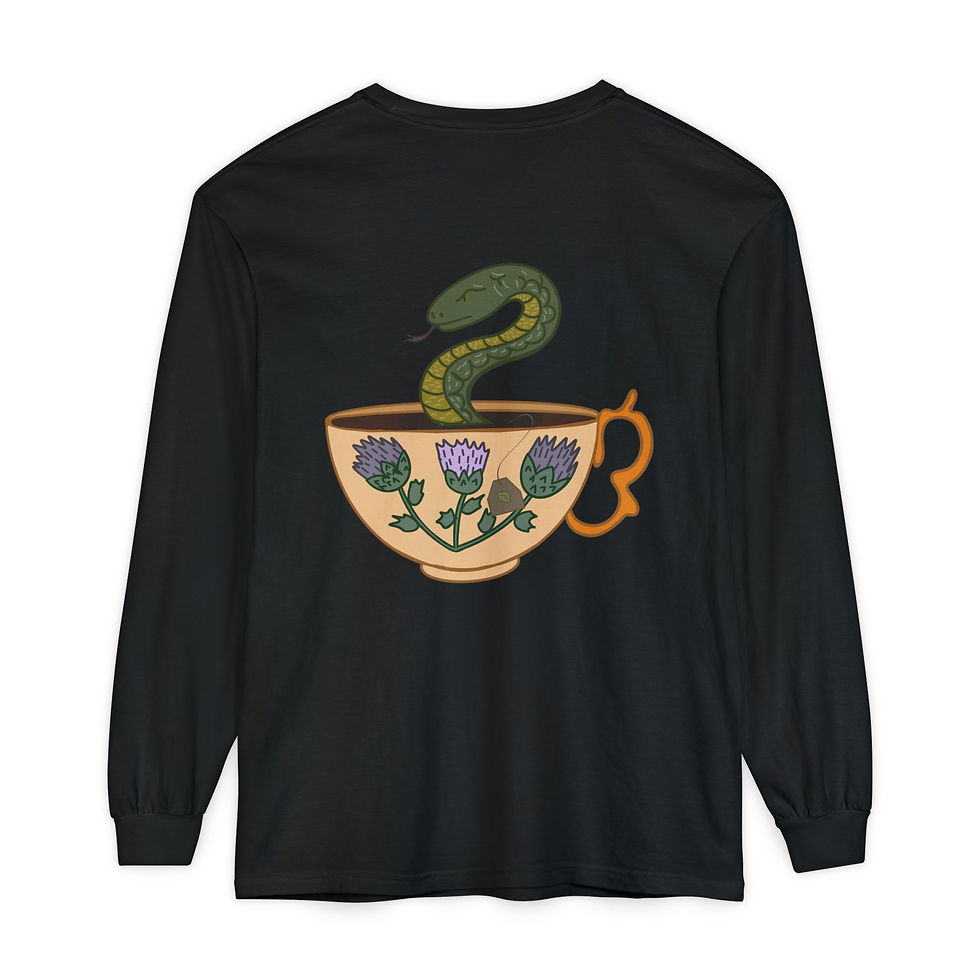 Thumbnail: Not Everyone’s Cup of Tea: Unisex Long Sleeve T-Shirt Comfort Colors 6014