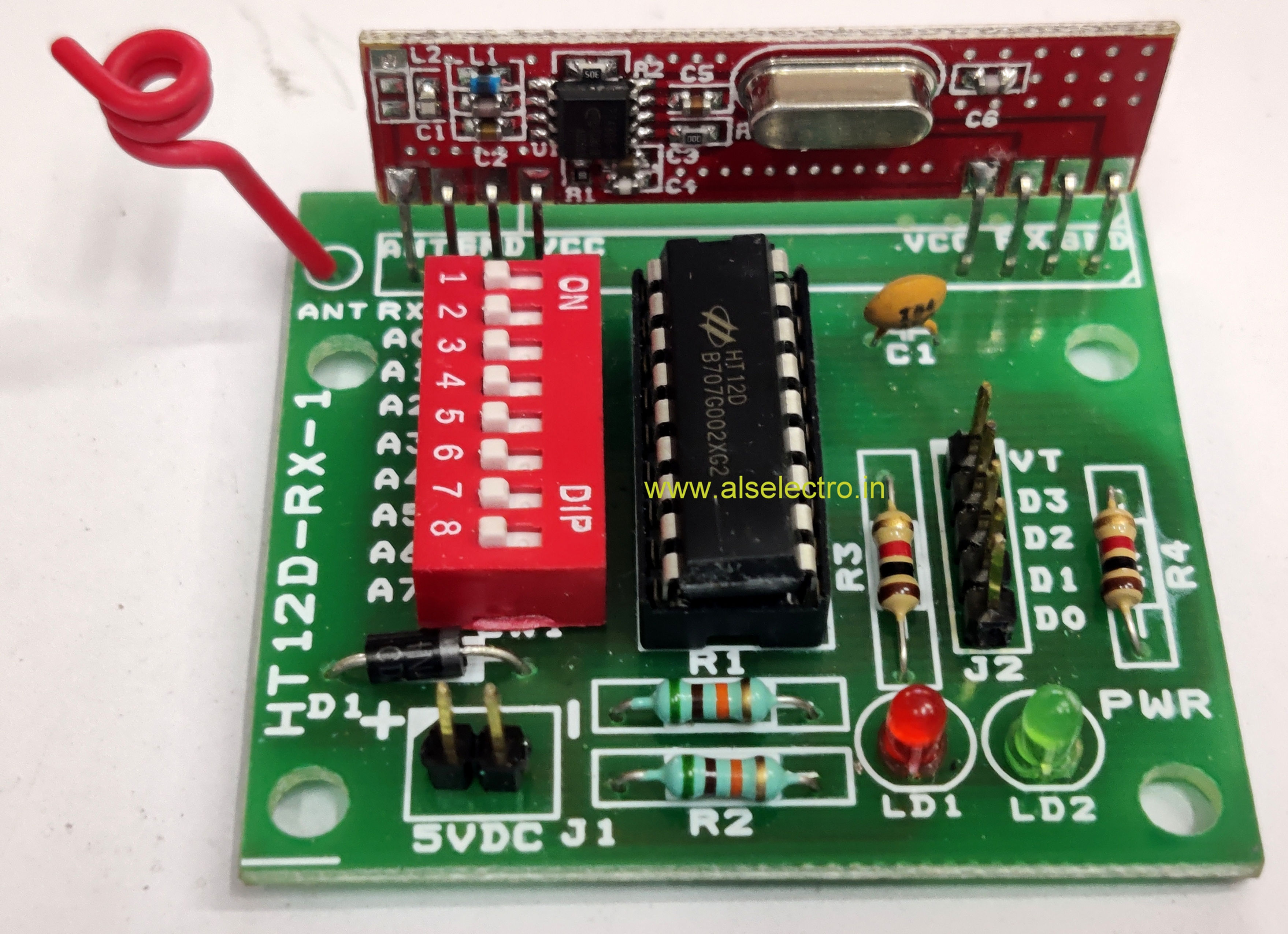 RF 433Mhz 4 Bit Data with Address Select