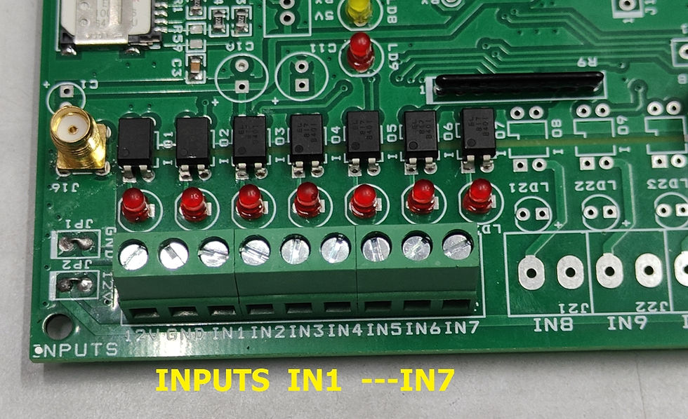 Thumbnail: 10 RELAY GSM with DTMF-TIMER- 7 INPUT Trigger