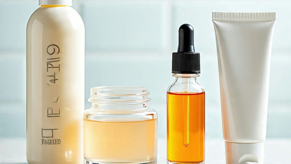 Minimal skincare routine