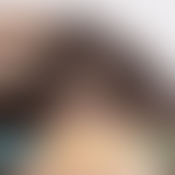 Oily hair root close up