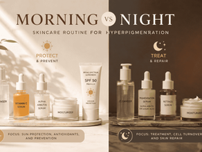 Morning vs Night Skincare Routine for Hyperpigmentation: What Should You Use and When?