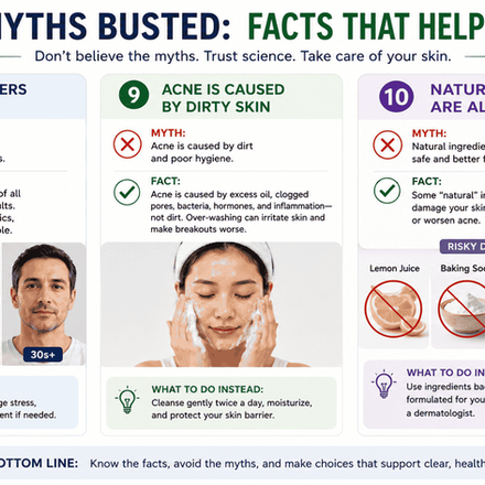 10 Common Acne Myths You Should Stop Believing (Backed by Science)