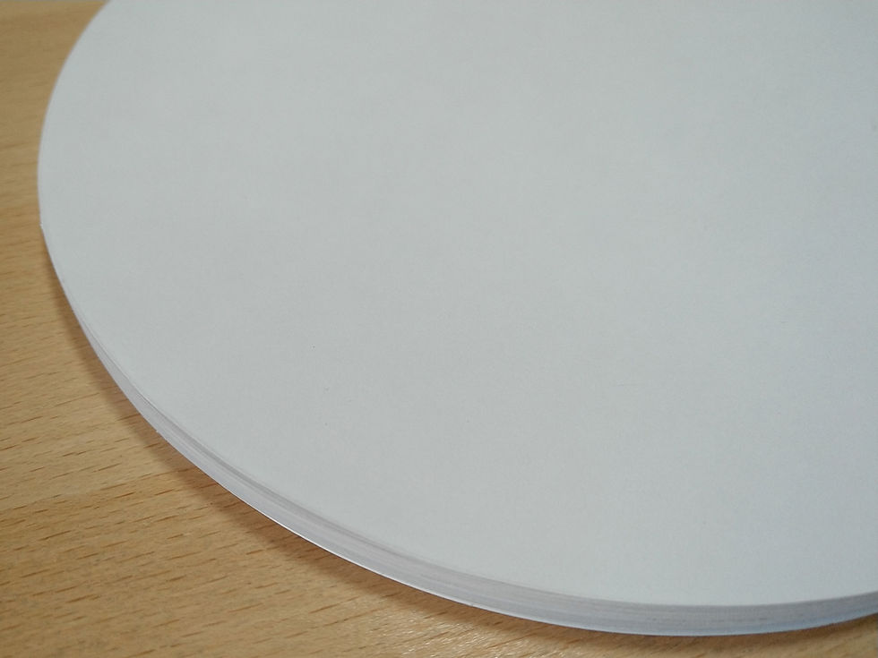 Thumbnail: Round color paper for Cycloid Drawing Machine 7" diameter heavy paper