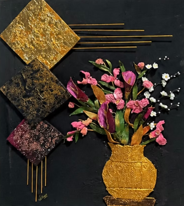 Golden Elegance in Bloom