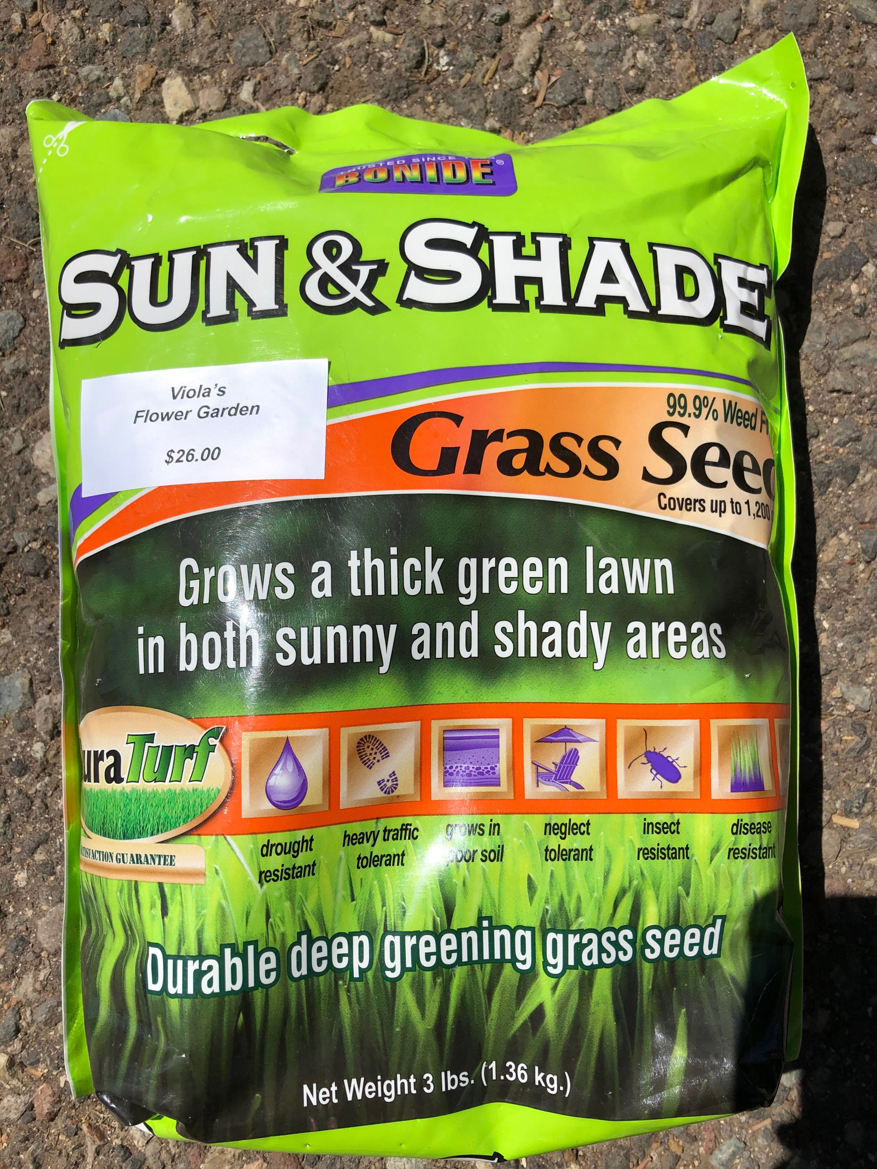 Grass Seed Sun and Shade