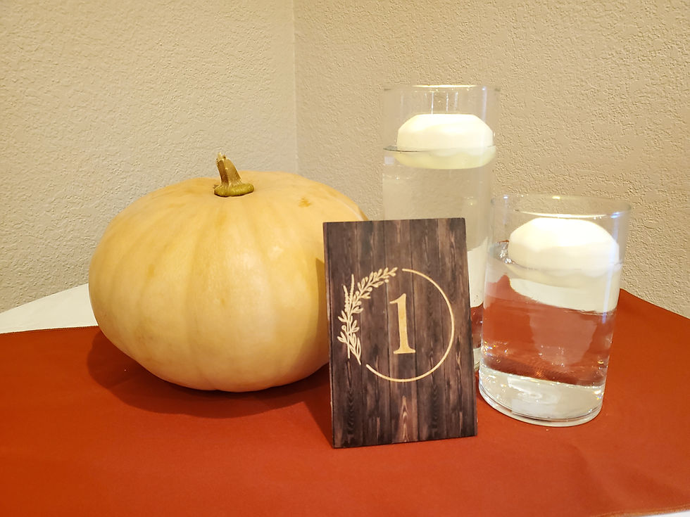 Thumbnail: Dark Wood Table Numbers