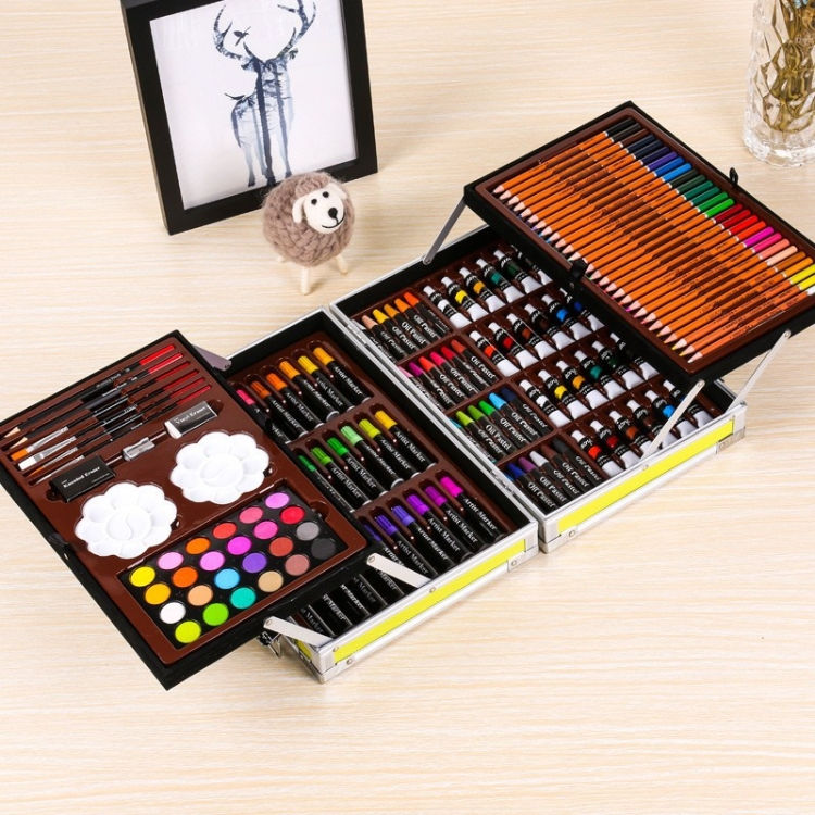 Thumbnail: 2021 New Style Art Supplies 145 in 1 Painting Watercolor Pen Set Children School