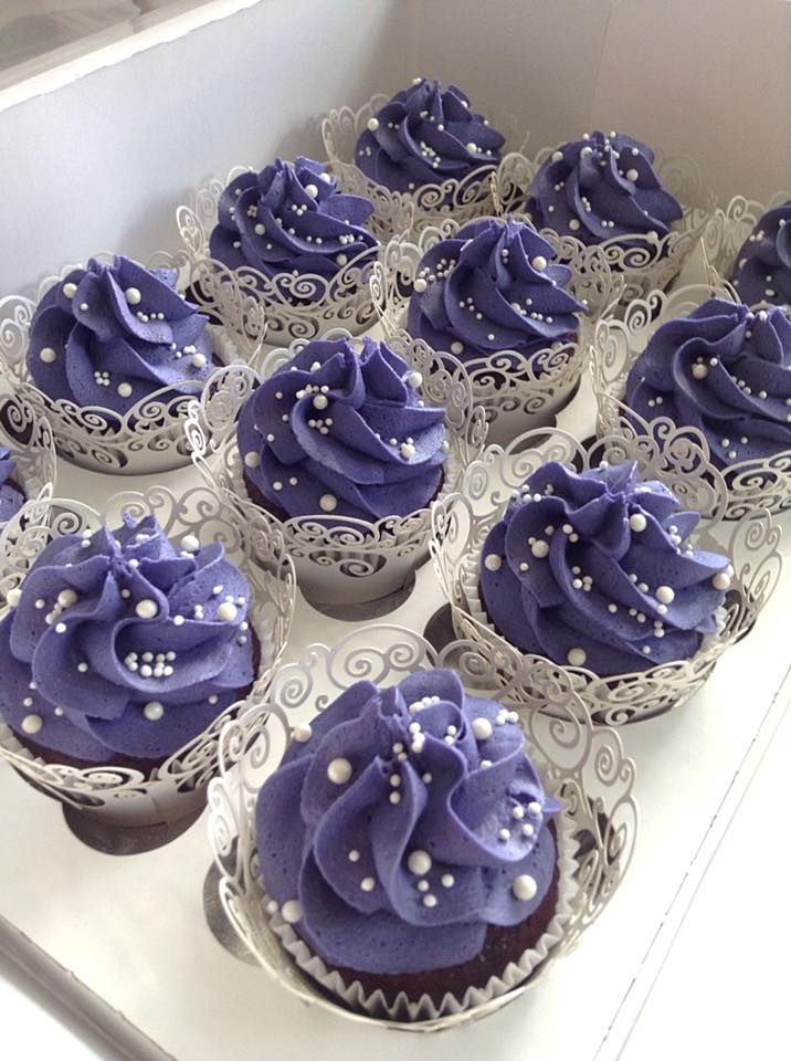 Purple Swirl with Lace Wrappers