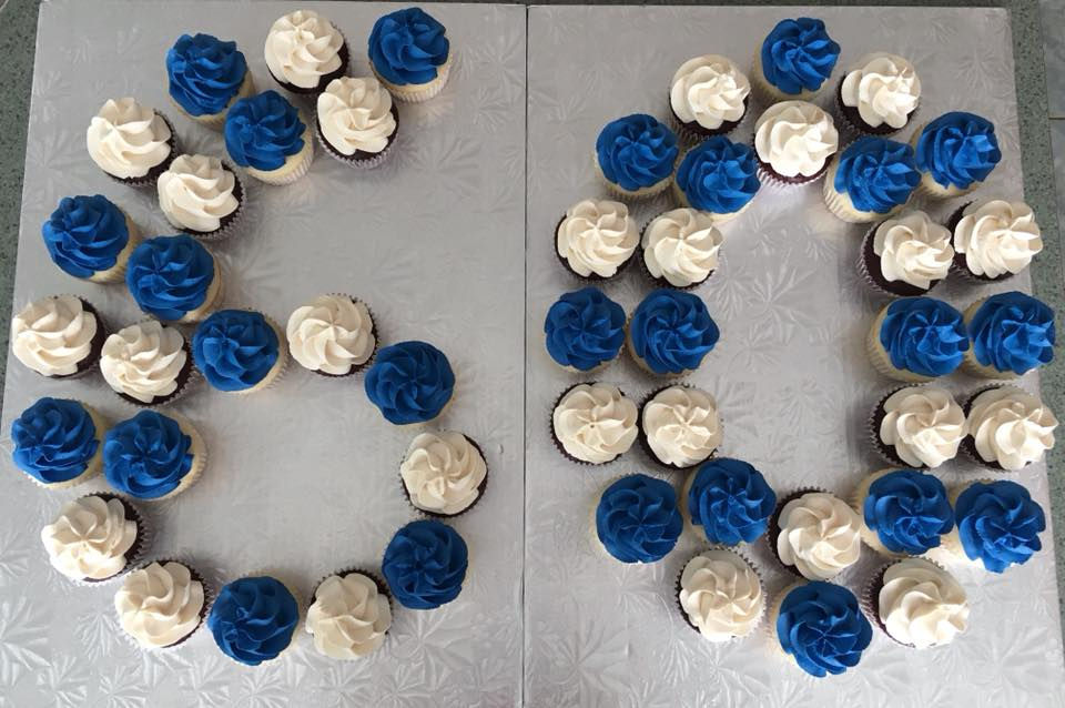 Milestone Birthday Cupcakes