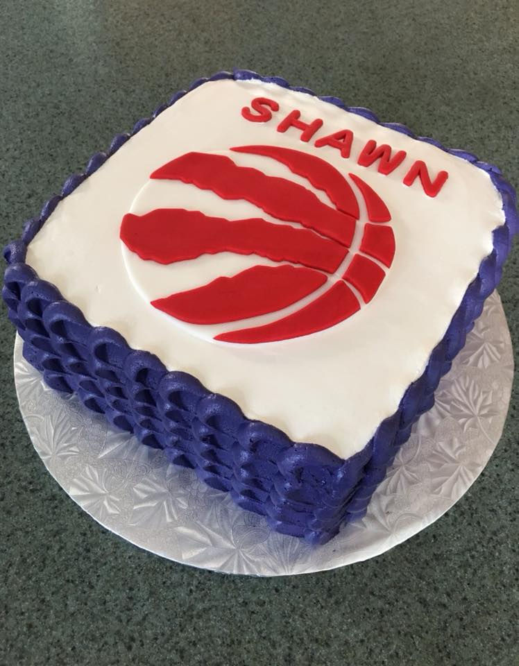 Toronto Raptors Themed Cake