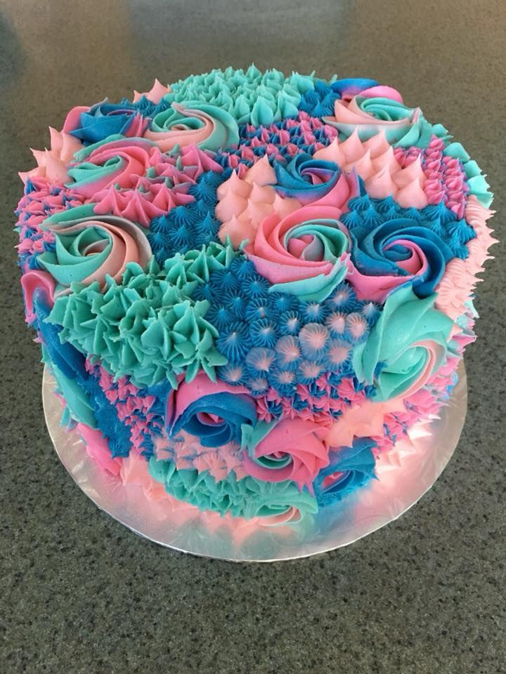 Gender Reveal Cake