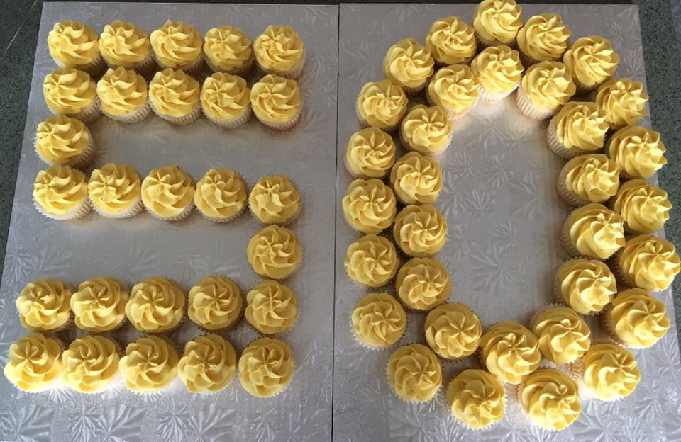 Milestone Birthday Cupcakes