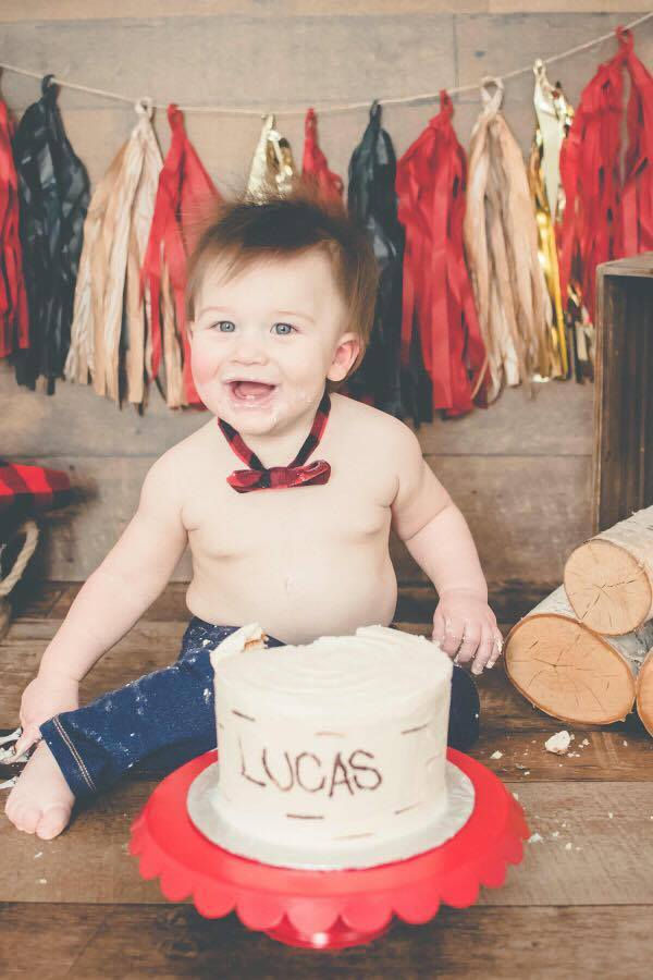 Lumberjack Smash Cake