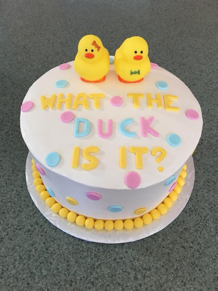 Gender Reveal Cake