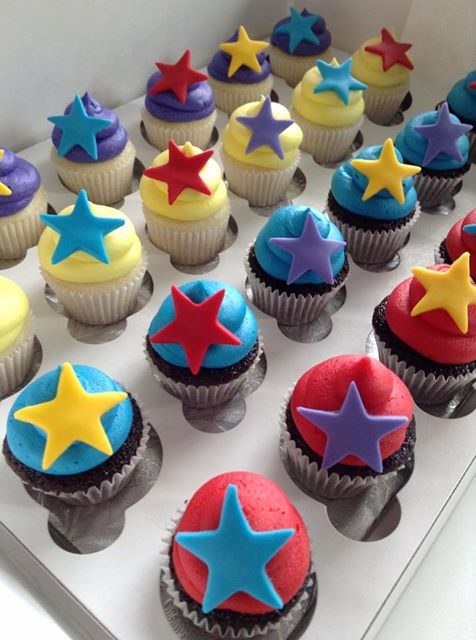 The Wiggles Themed Mini Cupcakes