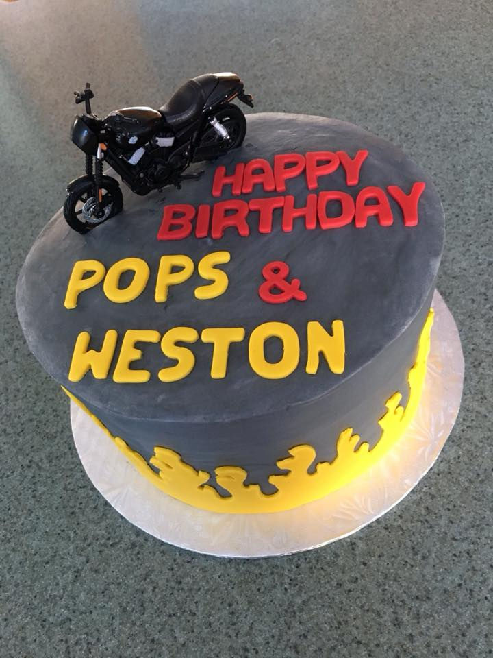 Motorcycle Themed Cake