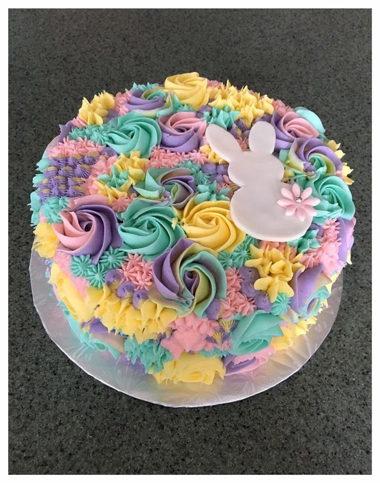 Pastel Swirls Cake