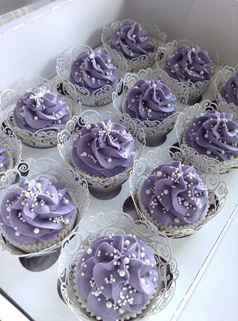 Purple Swirl with Lace Wrappers