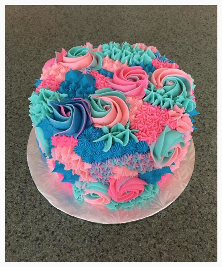 Gender Reveal Cake